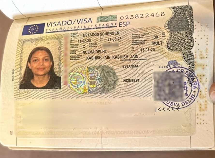 Kashish Jain Visa